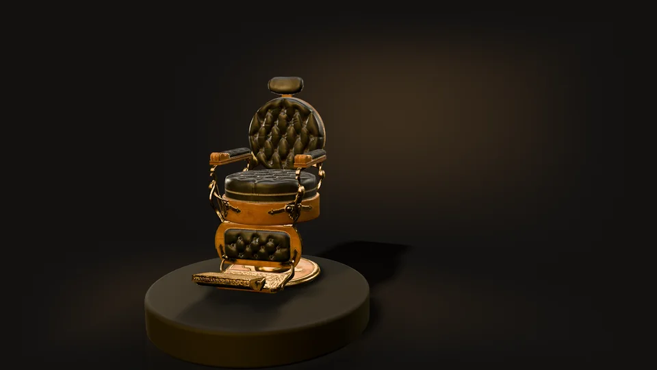 Hớt Tóc Ba Ghế — Barbershop cổ điển, mẫu website Làm đẹp